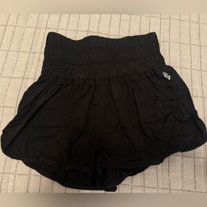 Women's Black Athletic Shorts